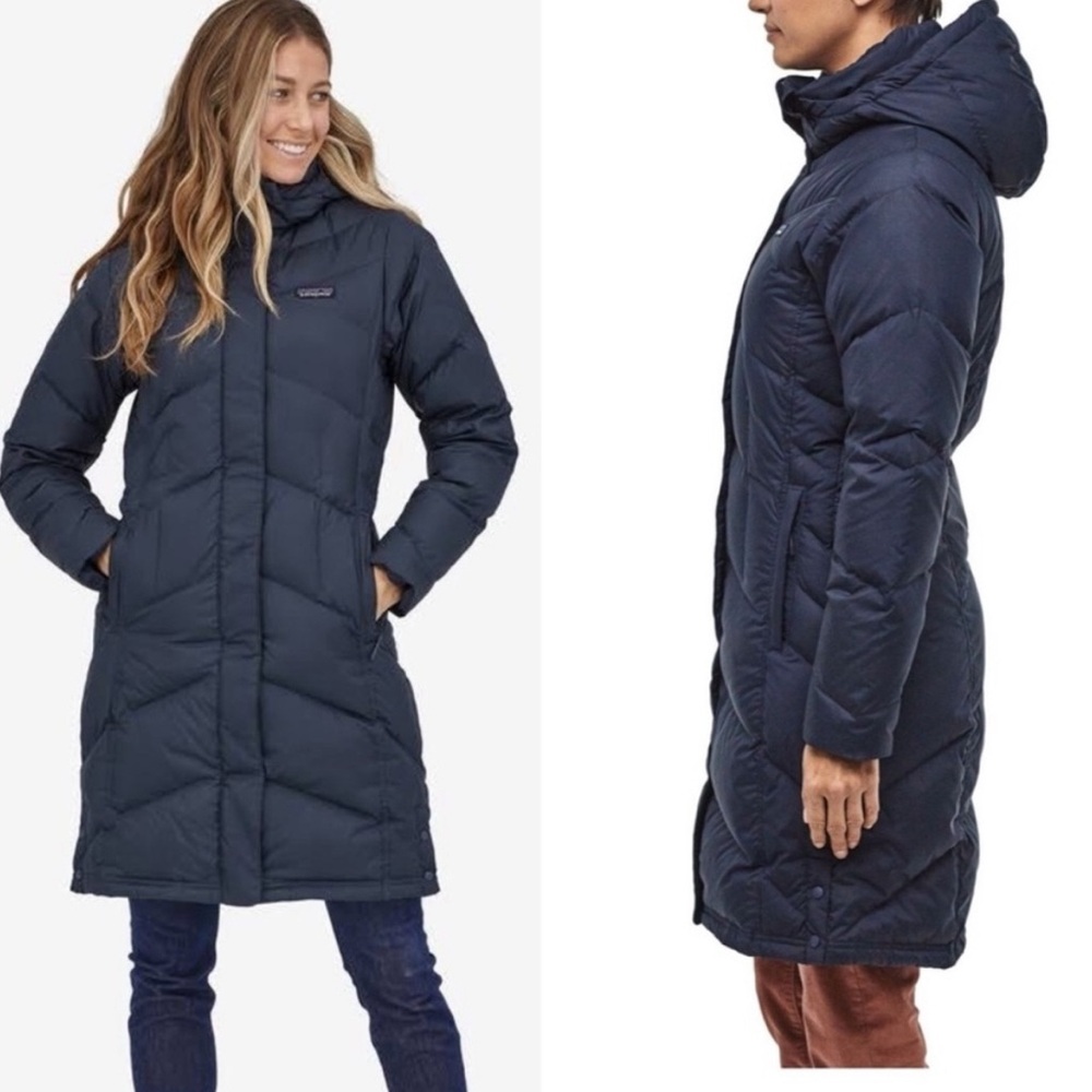Patagonia Navy ‘Down With It’ Parka.  The perfect winter staple.
